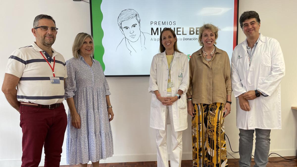 Carmen Villarrubia, el IMAE y Andalucía Directo, premios Miguel Berni a la donación de órganos.
