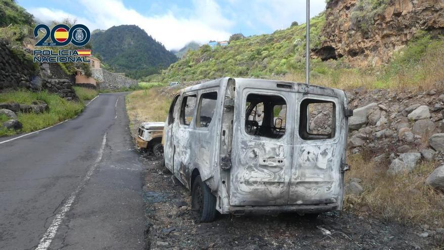 Detenido por quemar dos coches de una pareja en La Palma
