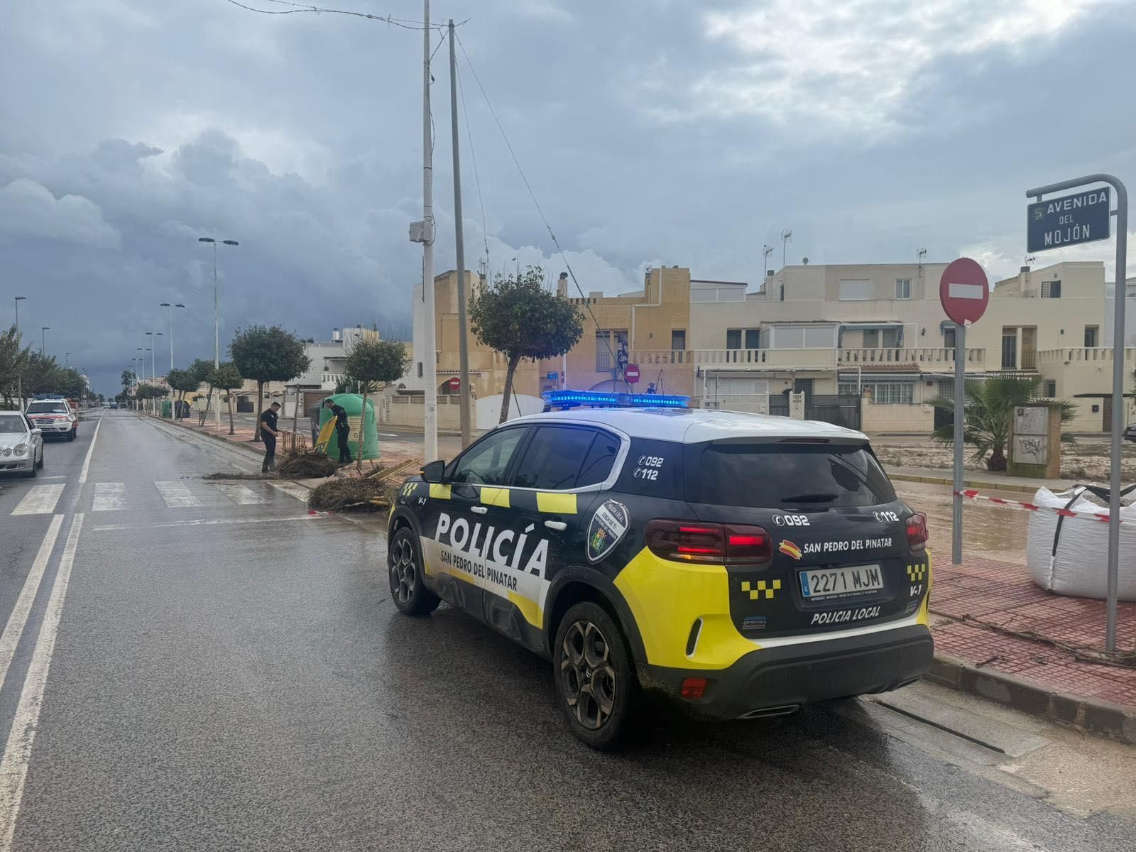 Los estragos de la dana Alice en el litoral de la Región, en imágenes