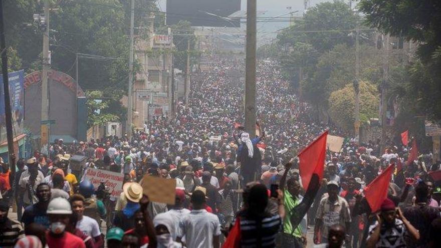 Las protestas en Haití para exigir la dimisión de Moise dejan varios muertos