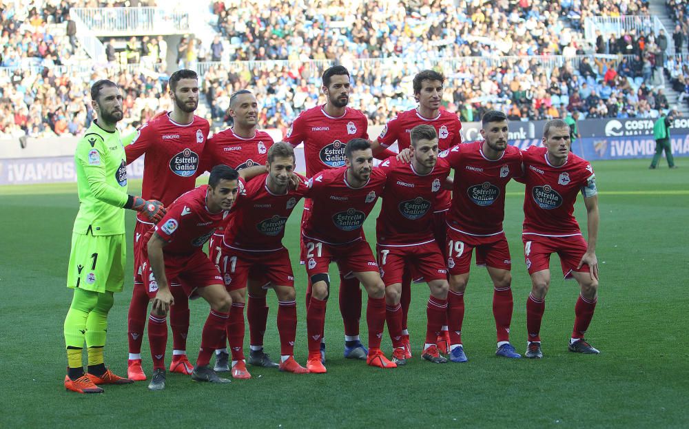 El conjunto malaguista y el gallego igualan a cero en el partido más atractivo de la jornada en la Liga 123