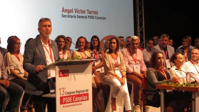 Clausura del Congreso Regional del PSOE de Canarias