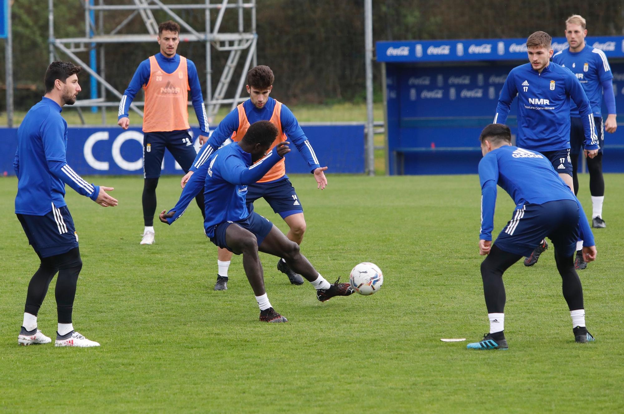 El entrenamiento del Oviedo