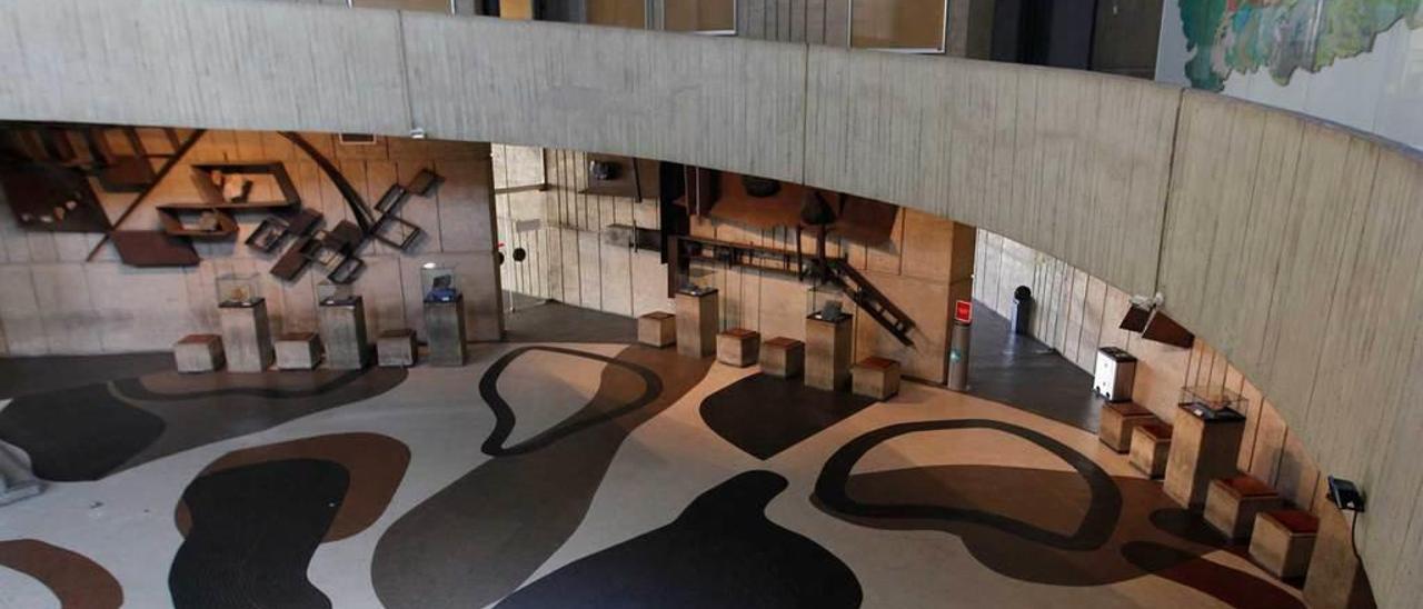 Interior de la Facultad de Geológicas, en Oviedo.