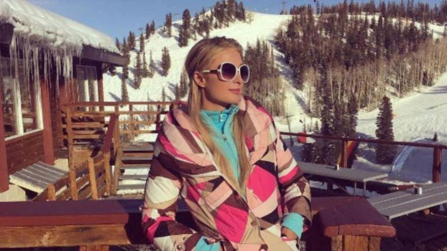 Paris Hilton se va a la nieve