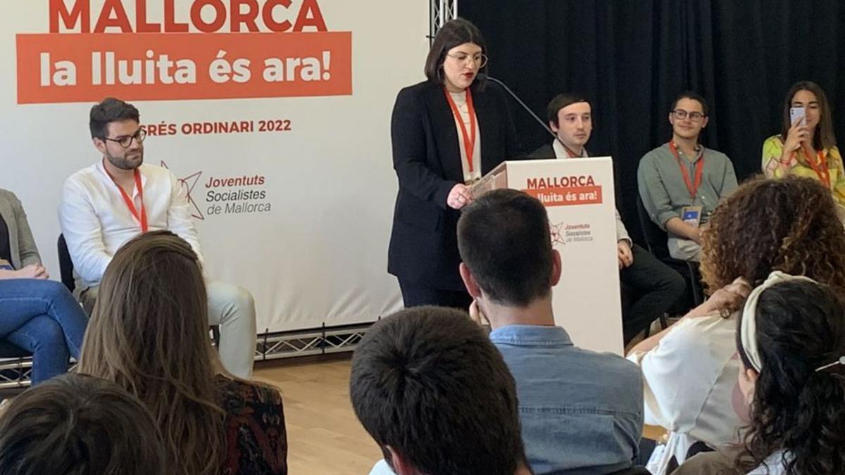 Maria Bel Llinàs, líder de los jóvenes socialistas de Mallorca.