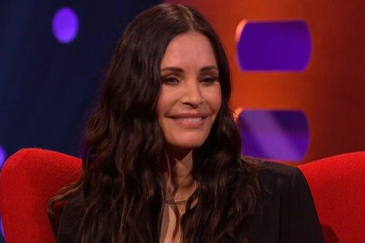 Courteney Cox en el show de Graham Norton
