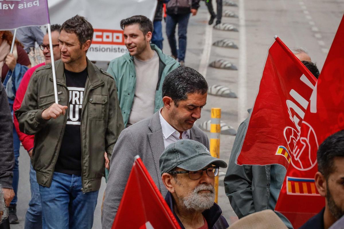 Las imágenes de la manifestación del 1 de Mayo en Alcoy Las imágenes de la manifestación del 1 de Mayo en Alcoy