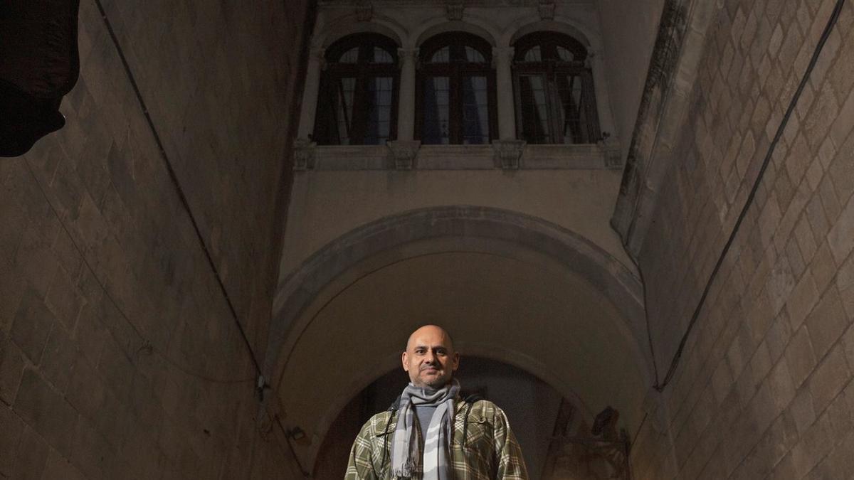 El cocinero Jordi Artal, en la calle de la Mercè