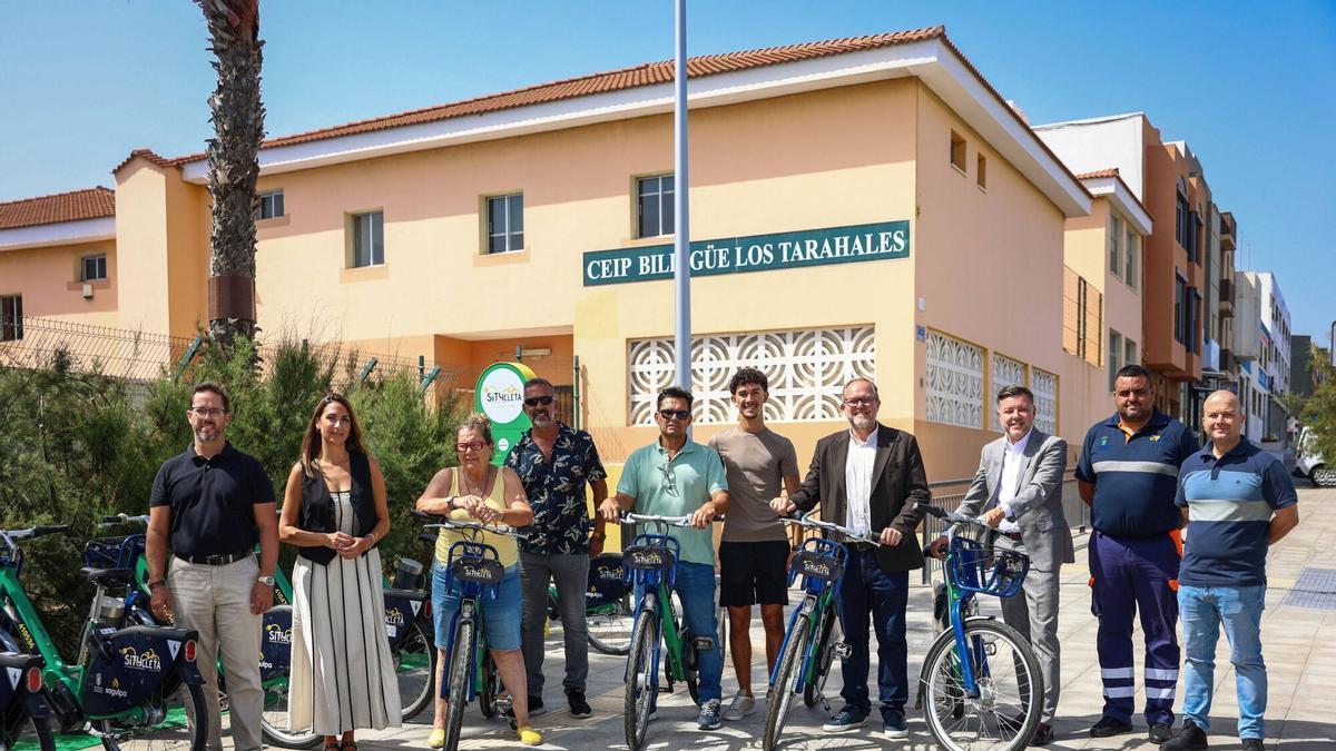 Nueva estación de Sítycleta en Los Tarahales.