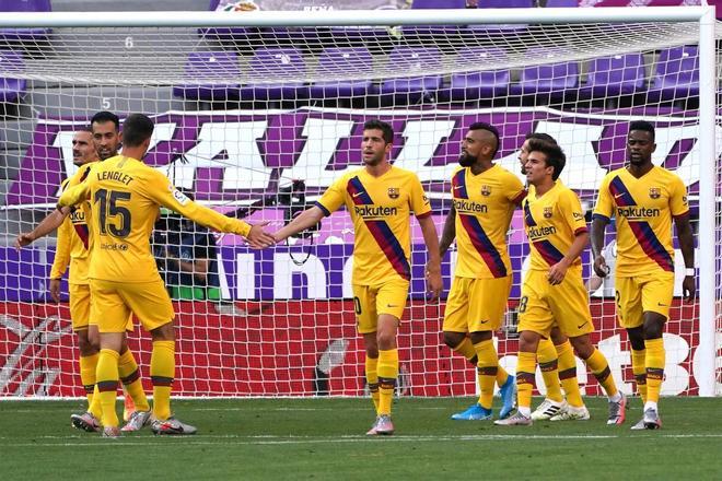 Las mejores imágenes del Real Valladolid 0 FC Barcelona 1