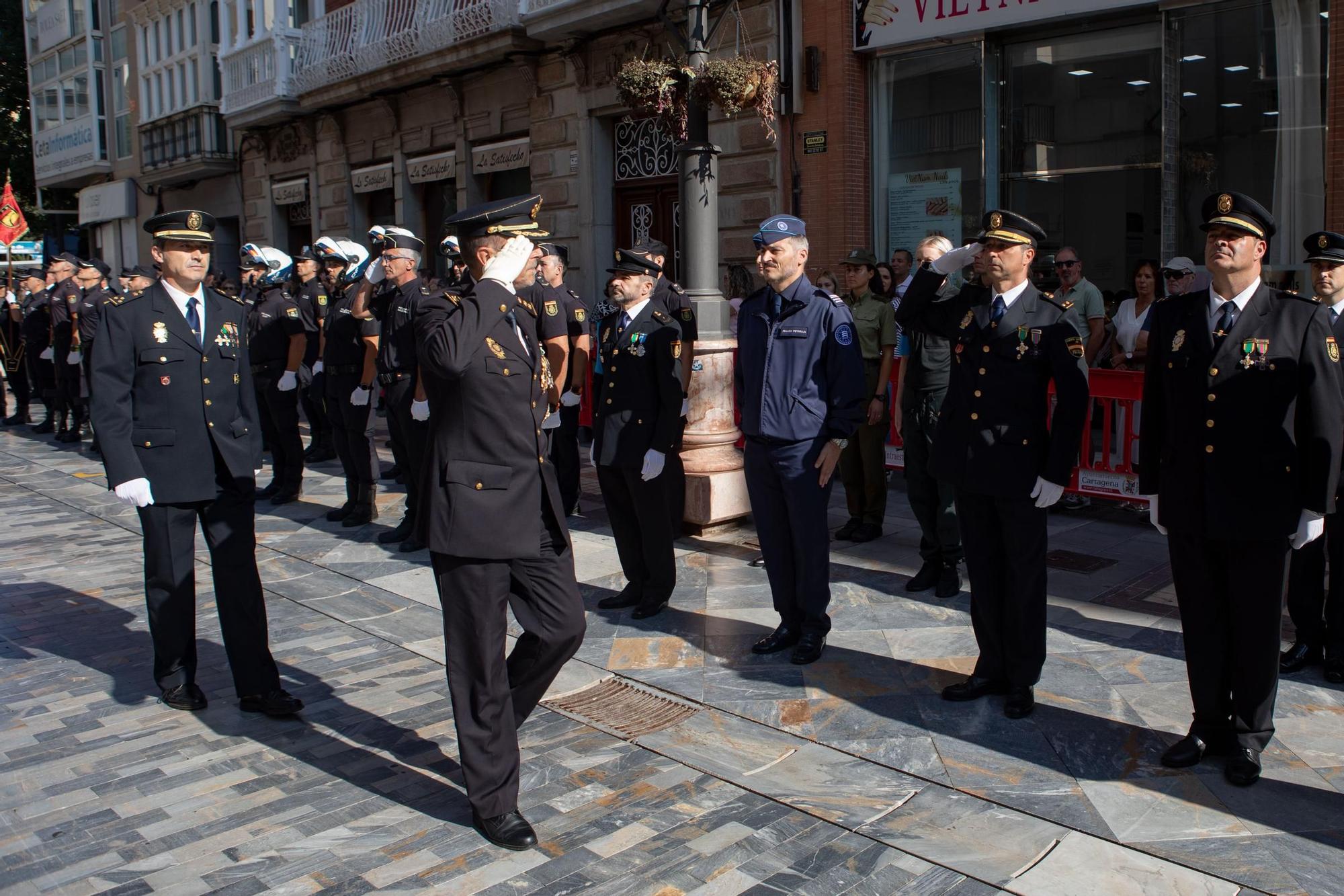 La Policía conmemora en Cartagena el día de los Ángeles Custodios