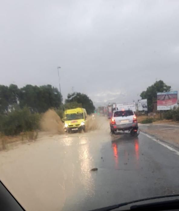 Las fuertes lluvias azotan Cieza