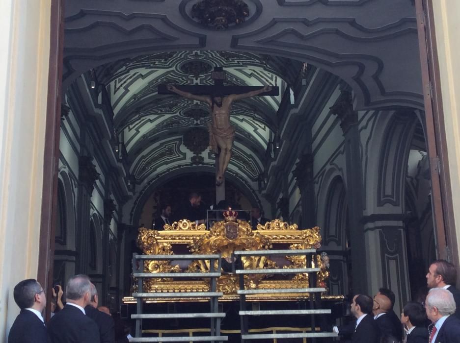 Traslado de la Brigada Paracaidista del Cristo de Ánimas de Ciegos