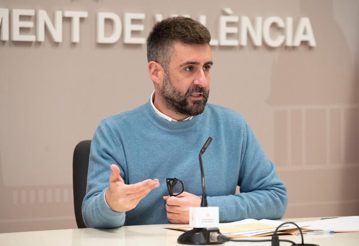 Pere Fuset, concejal de Compromís en el Ayuntamiento de València.