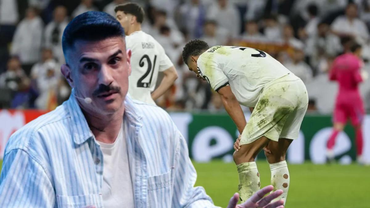 Álvaro Benito se desespera con el Real Madrid