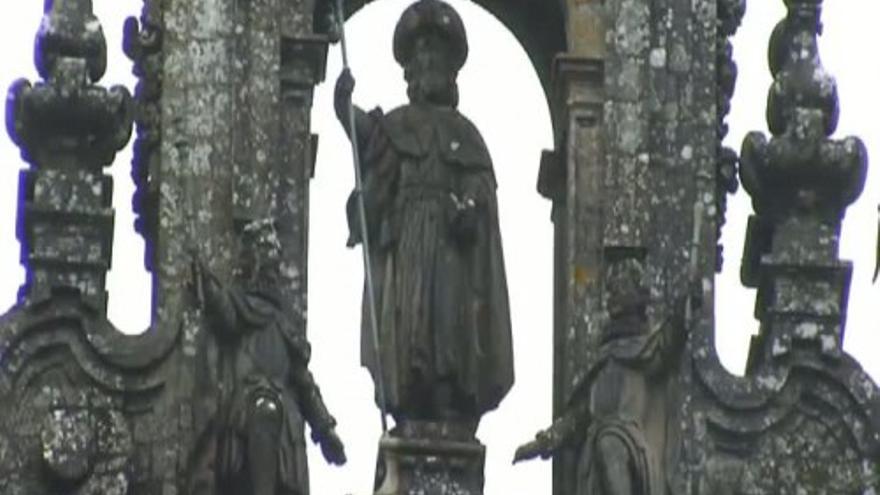 Bienvenida al Papa en Santiago de Compostela