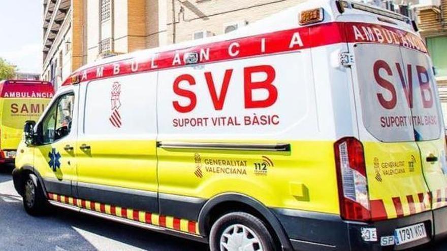 Un motorista herido en un accidente de tráfico en Castellón