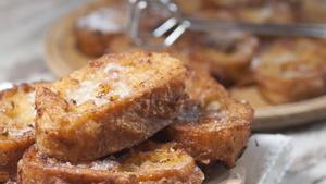 Las torrijas son típicas de Carnaval.