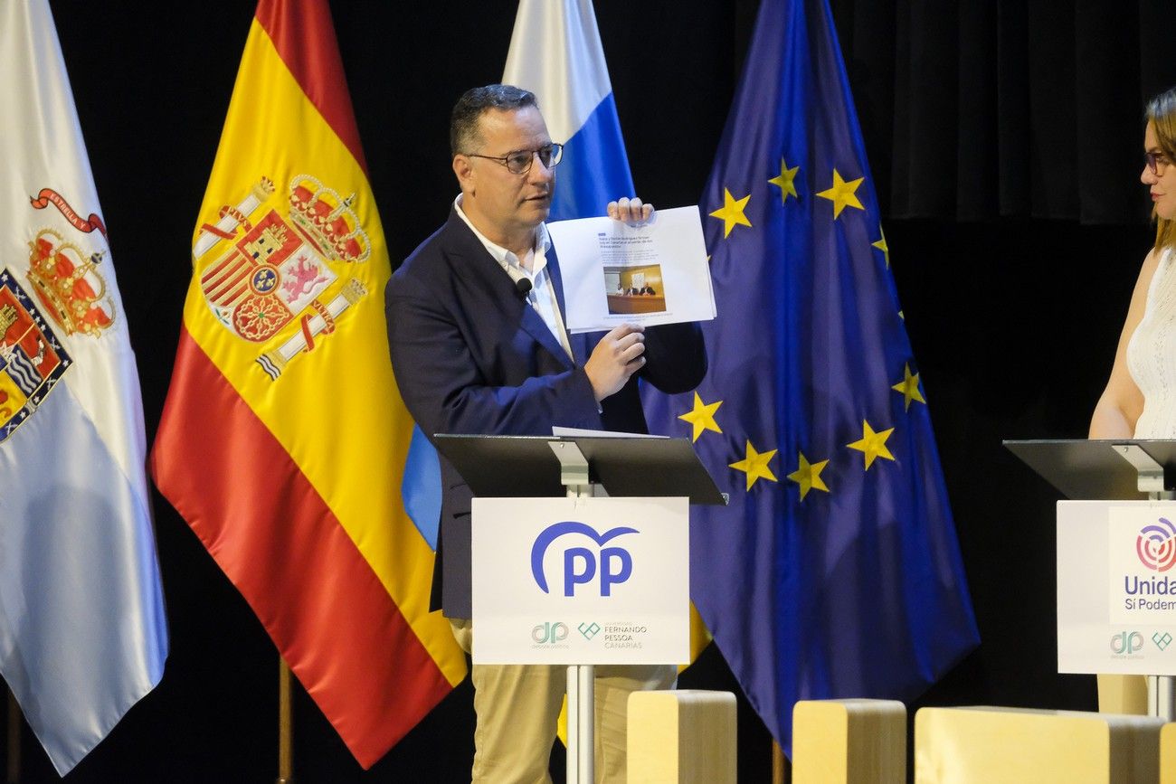 Debate de los candidatos de diferentes partidos al Parlamento de Canarias por Gran Canaria