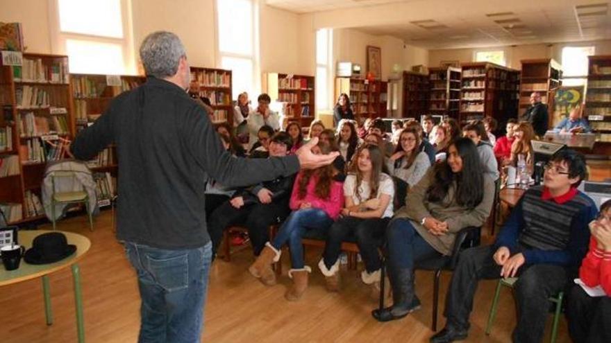 O humorista Carlos Blanco durante as actividades do &quot;Vicente Cañada&quot; de Londres.