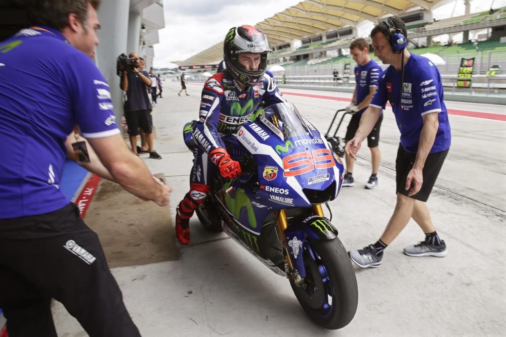 Entrenamientos de MotoGP en Sepang