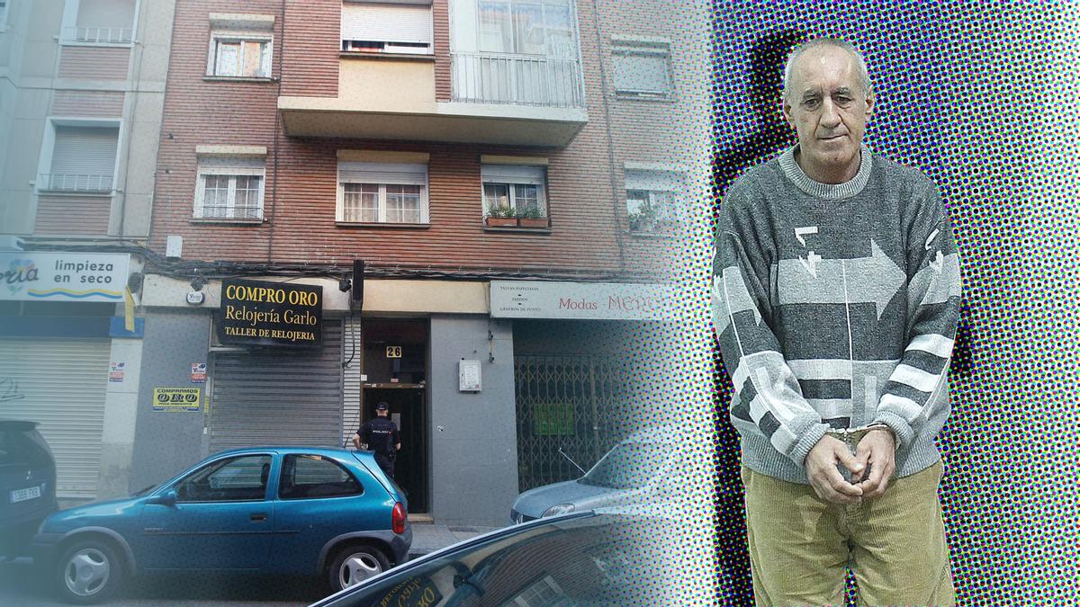 Torres, el día del juicio y de fondo vivienda de la calle Domingo Ram donde mató a su compañero