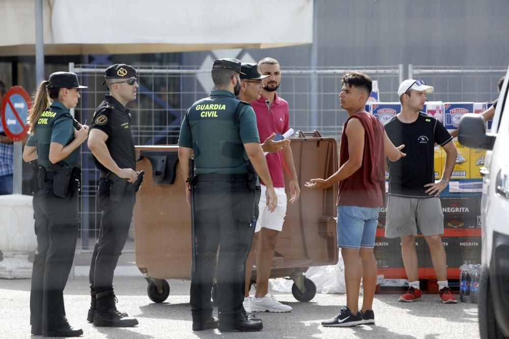 La Guardia Civil precinta el Marenostrum Festival