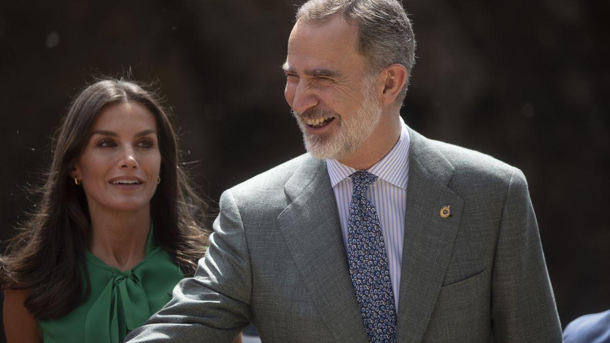 Felipe VI junto a la Reina Letizia.