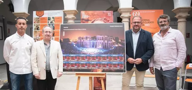 El teatro clásico de Mérida, en un sello de Correos