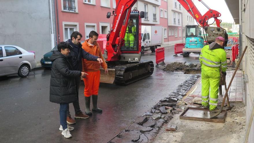 A Laracha empieza las obras en la calle José Manuel Ferreira