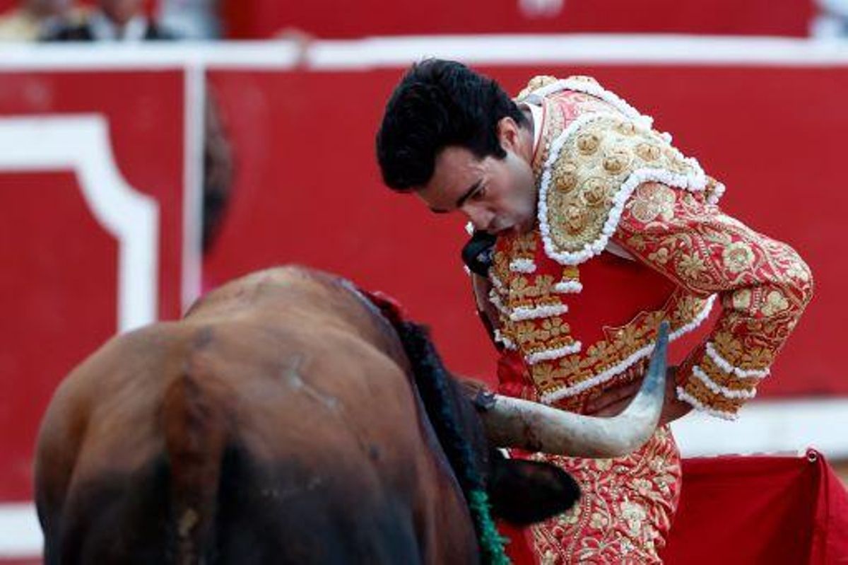 Tomás Rufo durante el segundo de su lote