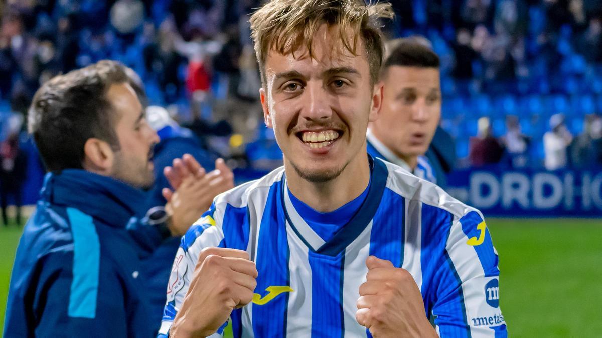 Josep Jaume, en el partido de Copa disputado la semana pasada ante el Celta.