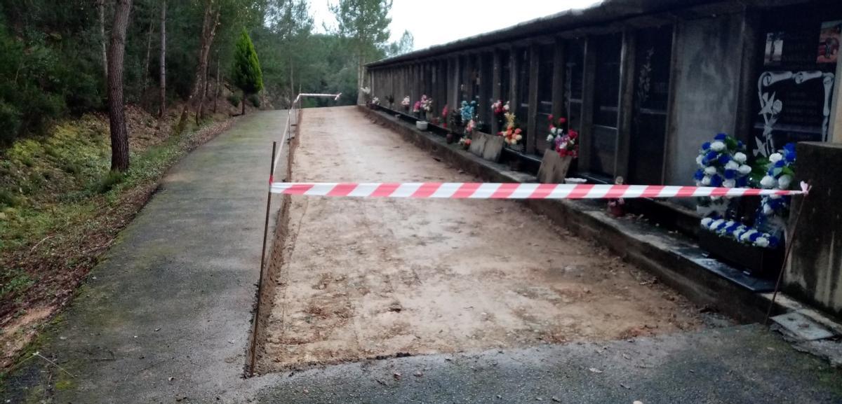 Una imatge dels treballs.