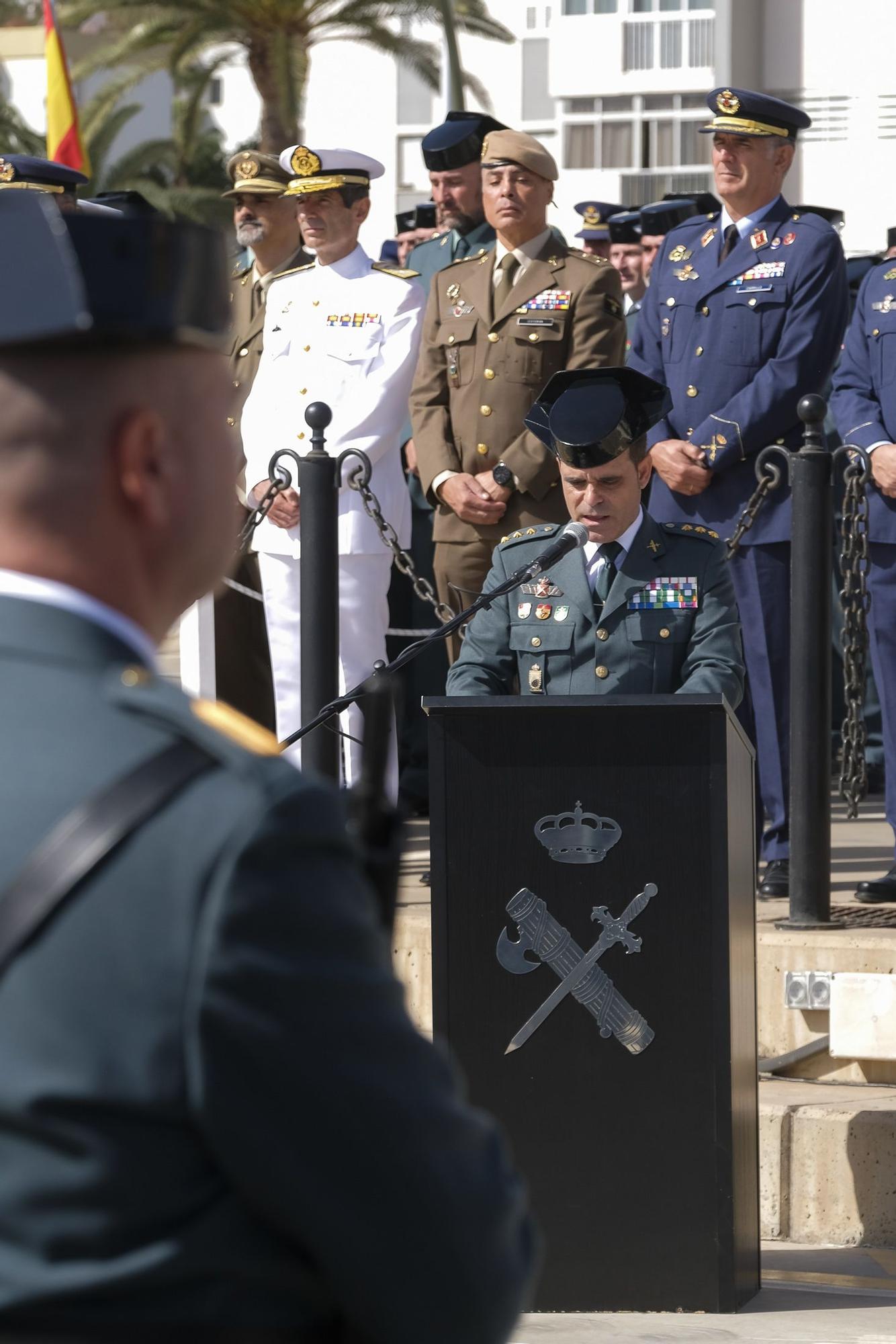 Toma de posesión del coronel jefe de la Comandancia de Guardia Civil