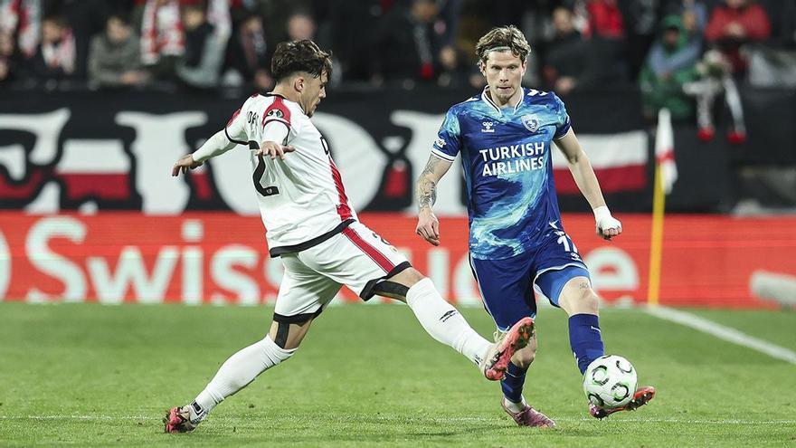 Resumen, goles y highlights del Rayo Vallecano 0 - 1 Samsunspor de la vuelta de los octavos de final de la Conference League