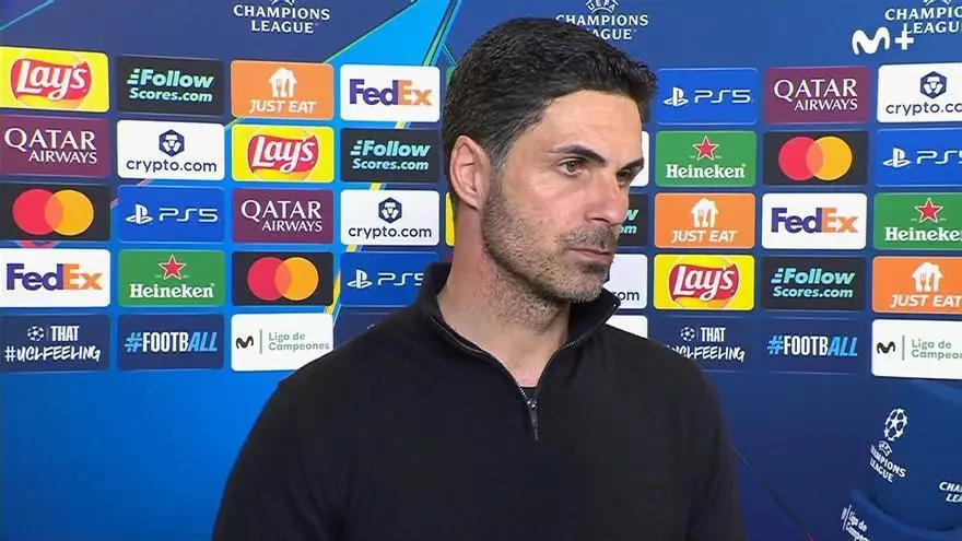 Arteta: "Hay una decisión que cambia la eliminatoria. No entiendo que quite el penalti a Eze después de verlo trece veces".