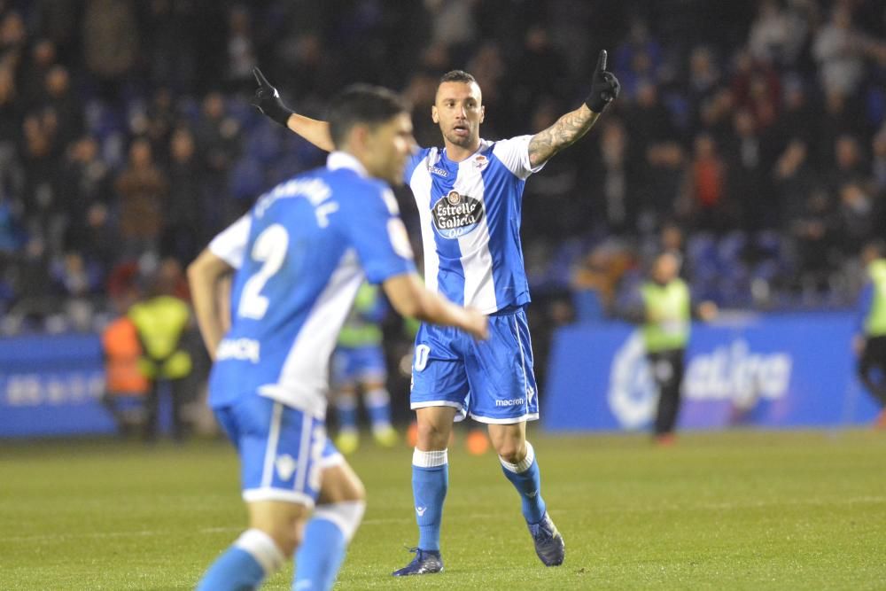 El Dépor se impone 3-2 al Málaga