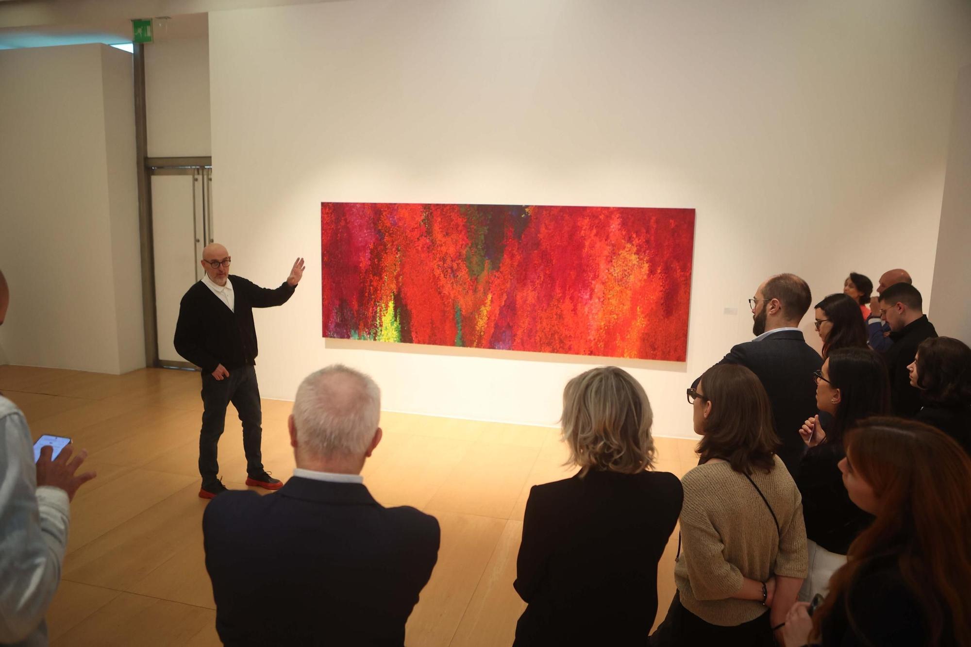 Inauguración de la exposición 'Compromiso con el arte' en A Coruña