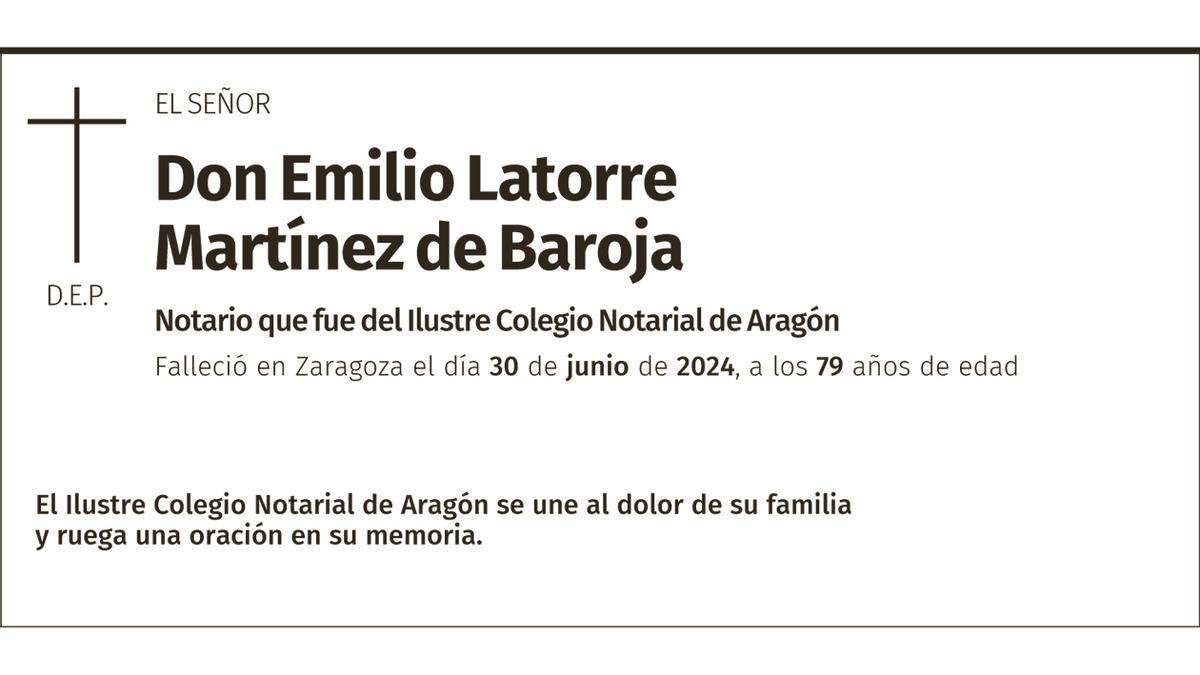 Emilio Latorre Martínez de Baroja