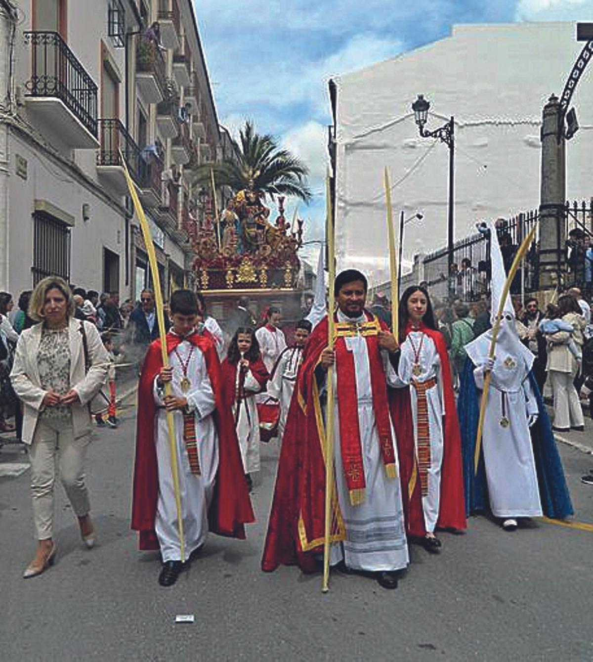 La Borriquita, imagen del sevillano Álvaro Brines.