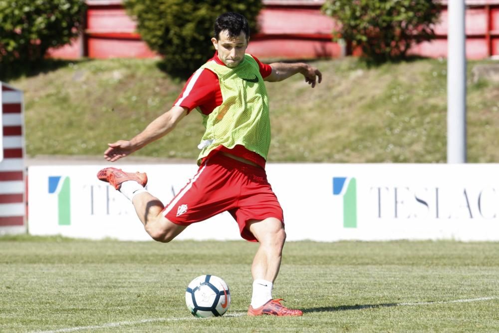 Entrenamiento del Sporting