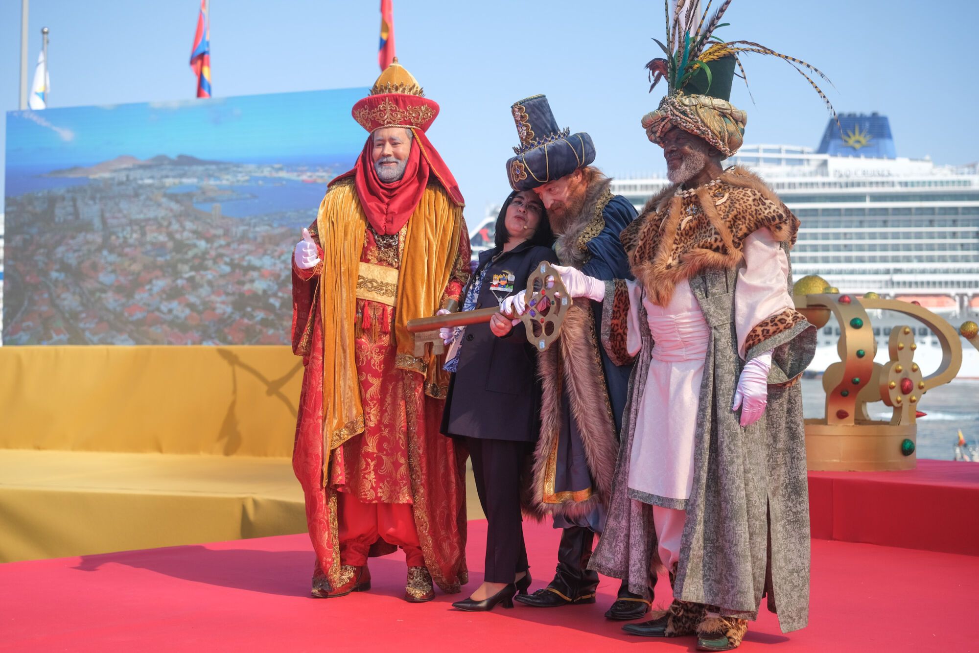 Llegada de los Reyes Magos a Las Palmas de Gran Canaria