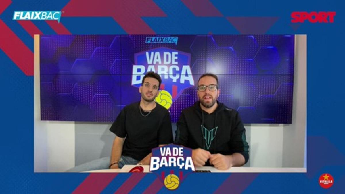 Jordi Plans y Marc Frigola, durante el programa en directo VA DE BARÇA.