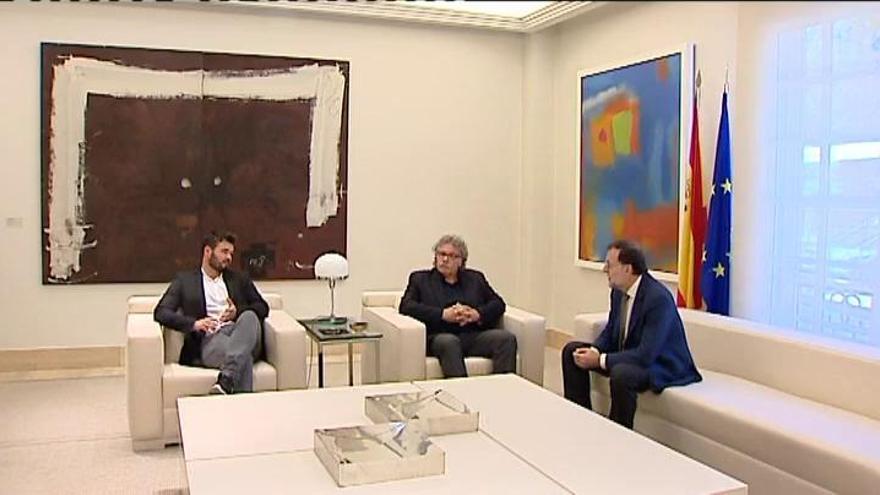 Rajoy recibe a ERC que ya ha anunciado que no apoyará su investidura