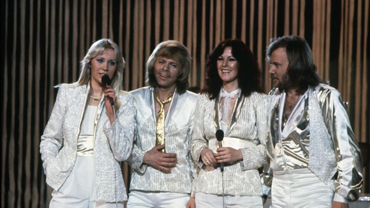 El grupo ABBA: Agnetha Fältskog, Björn Ulvaeus, Anni-Frid Lyngstad y Benny Andersson
