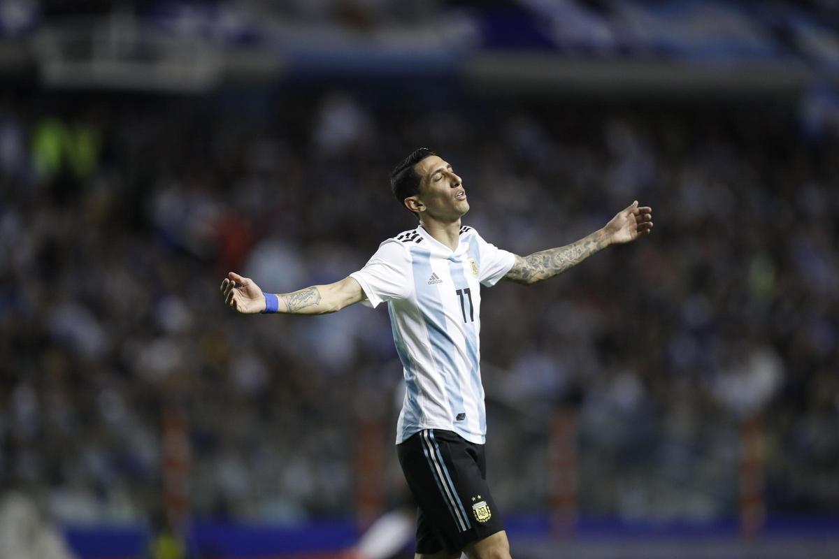 Ángel Di María, en Argentina en 2016