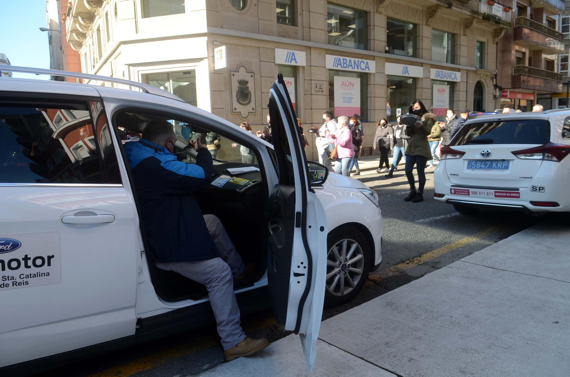 Manifestación masiva de la hostelería en Vilagarcía