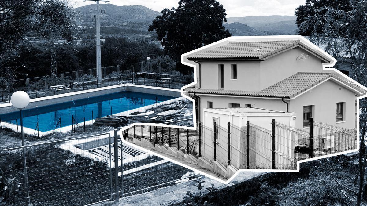 Recreación de una vivienda unifamiliar en obras.