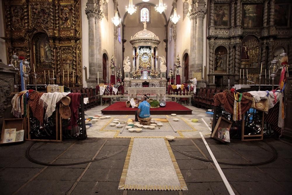 Histórica alfombra del Corpus de La Orotava